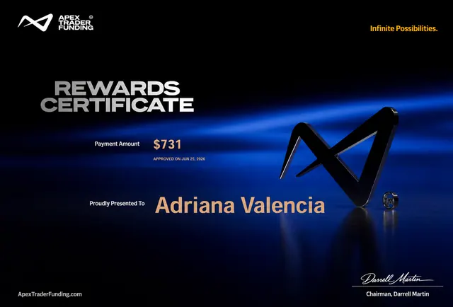 Comprobante de pago de Adriana Valencia por $731, 2026-06-25
