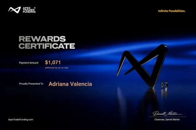 Comprobante de pago de Adriana Valencia por $1,071, 2026-07-19