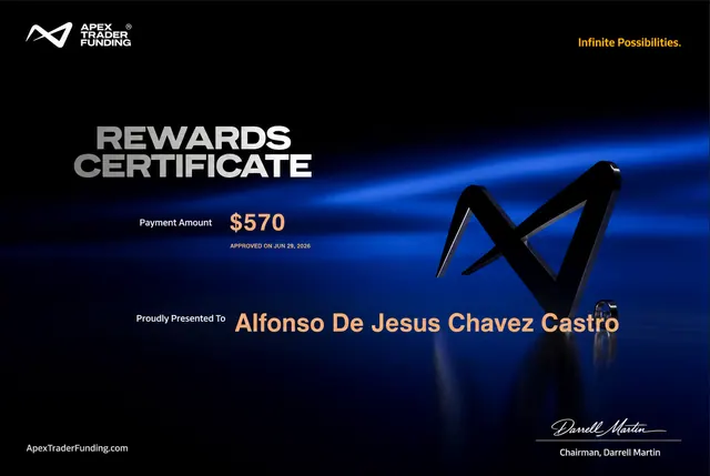 Comprobante de pago de Alfonso Chavez por $570, 2026-06-29