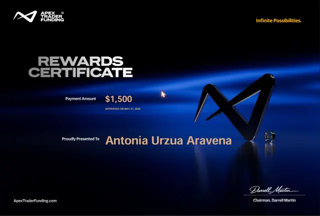 Comprobante de pago de Antonia Urzua por $1,500, 2026-05-27