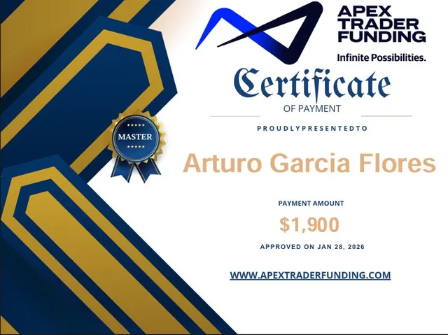 Comprobante de pago de Arturo Garcia por $1,900, 2026-01-28