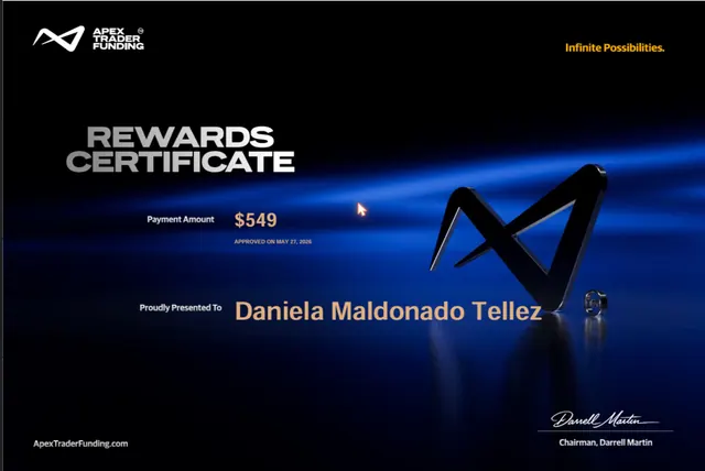 Comprobante de pago de Daniela Maldonado por $549, 2026-05-27