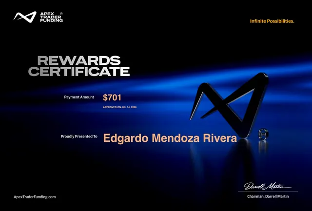 Comprobante de pago de Edgar Mendoza por $701, 2026-07-14