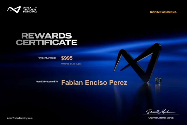 Certificado de pago de Fabian Enciso por $995, 2026-07-02