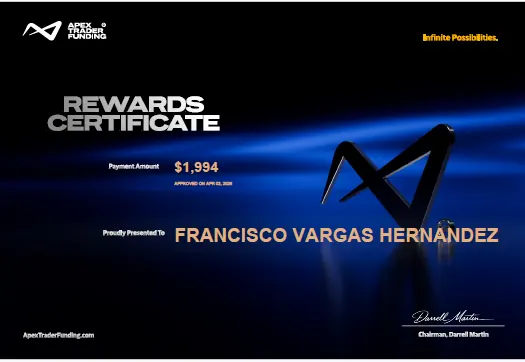 Comprobante de pago de Francisco Vargas por $1,994, 2026-04-02