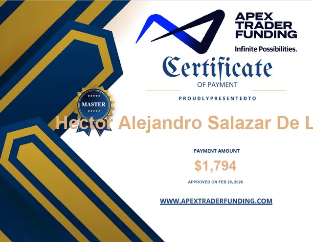 Comprobante de pago de Hector Salazar por $1,794, 2026-02-28