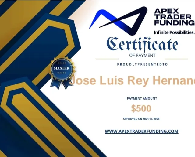 Comprobante de pago de Jose Luis Rey por $500, 2026-03-13