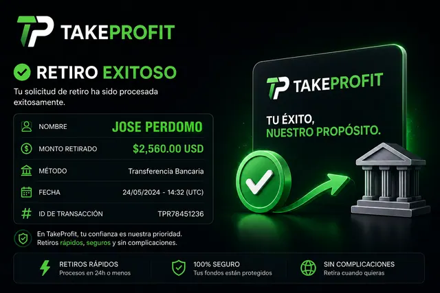 Comprobante de pago de Jose Perdomo por $2,560, 2026-05-24