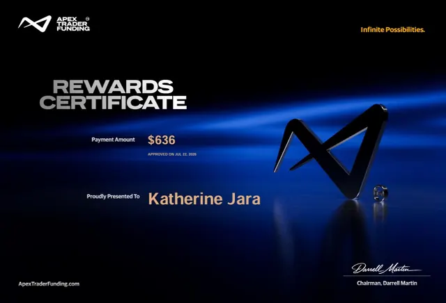 Certificado de pago de Katherine Jara por $636, 2026-07-22