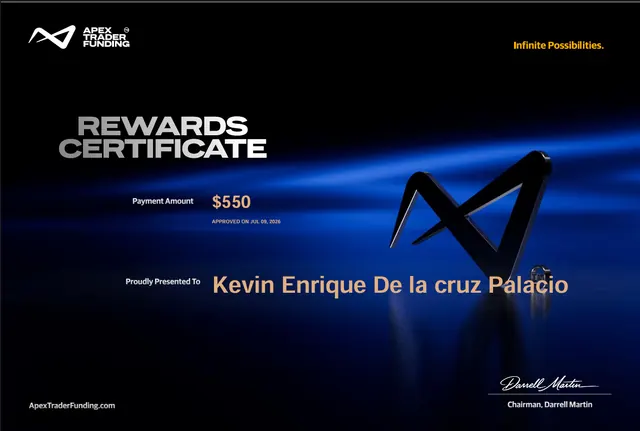 Comprobante de pago de Kevin de la Cruz por $550, 2026-07-09