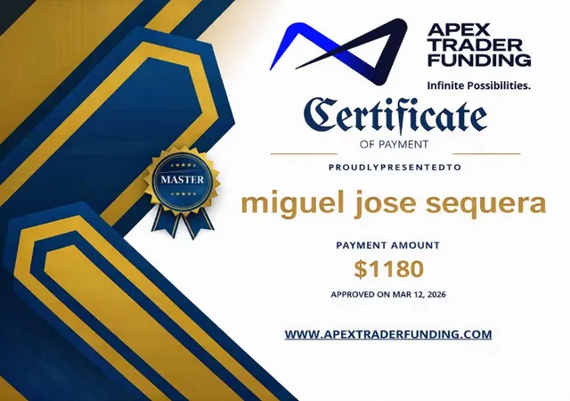 Comprobante de pago de Miguel Sequera por $1,180, 2026-03-12