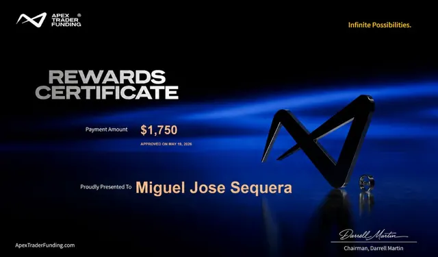 Comprobante de pago de Miguel Sequera por $1,750, 2026-05-19