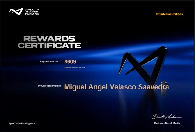 Comprobante de pago de Miguel Velasco por $609, 2026-07-08