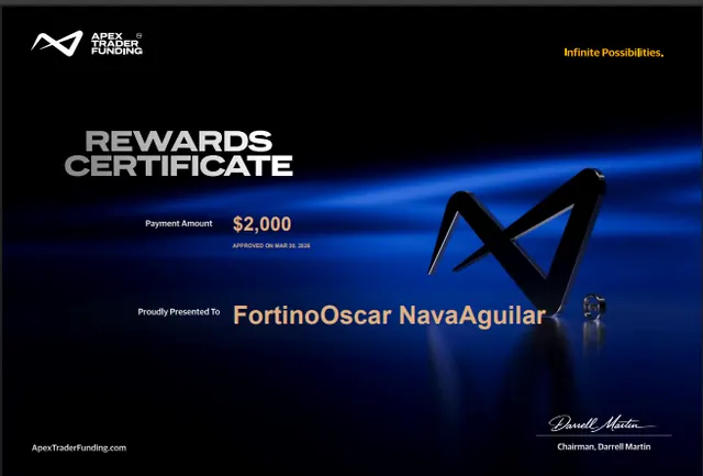 Comprobante de pago de Oscar Nava por $2,000, 2026-03-30