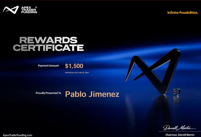 Comprobante de pago de Pablo Jimenez por $1,500, 2026-06-28