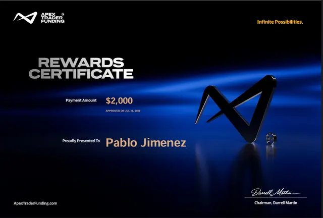Comprobante de pago de Pablo Jimenez por $2,000, 2026-07-16