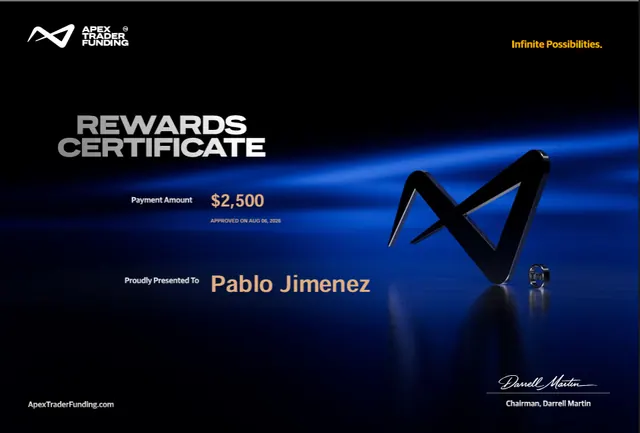 Comprobante de pago de Pablo Jimenez por $2,500, 2026-08-06