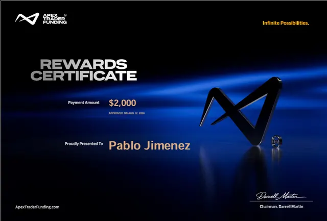 Comprobante de pago de Pablo Jimenez por $2,000, 2026-08-12