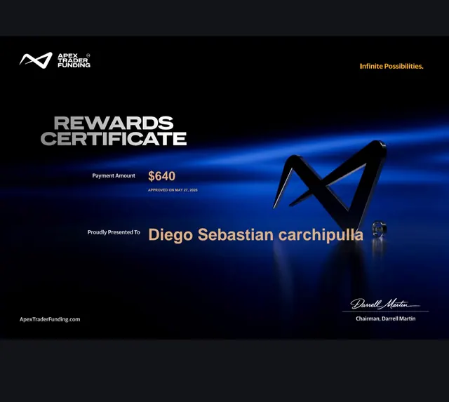 Comprobante de pago de Sebastian Carchipulla por $640, 2026-05-27