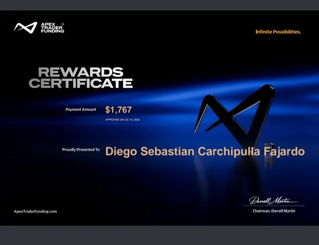 Comprobante de pago de Sebastian Carchipulla por $1,767, 2026-07-16