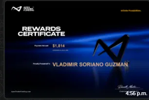 Comprobante de pago de Vladimir Soriano por $1,814, 2026-06-03