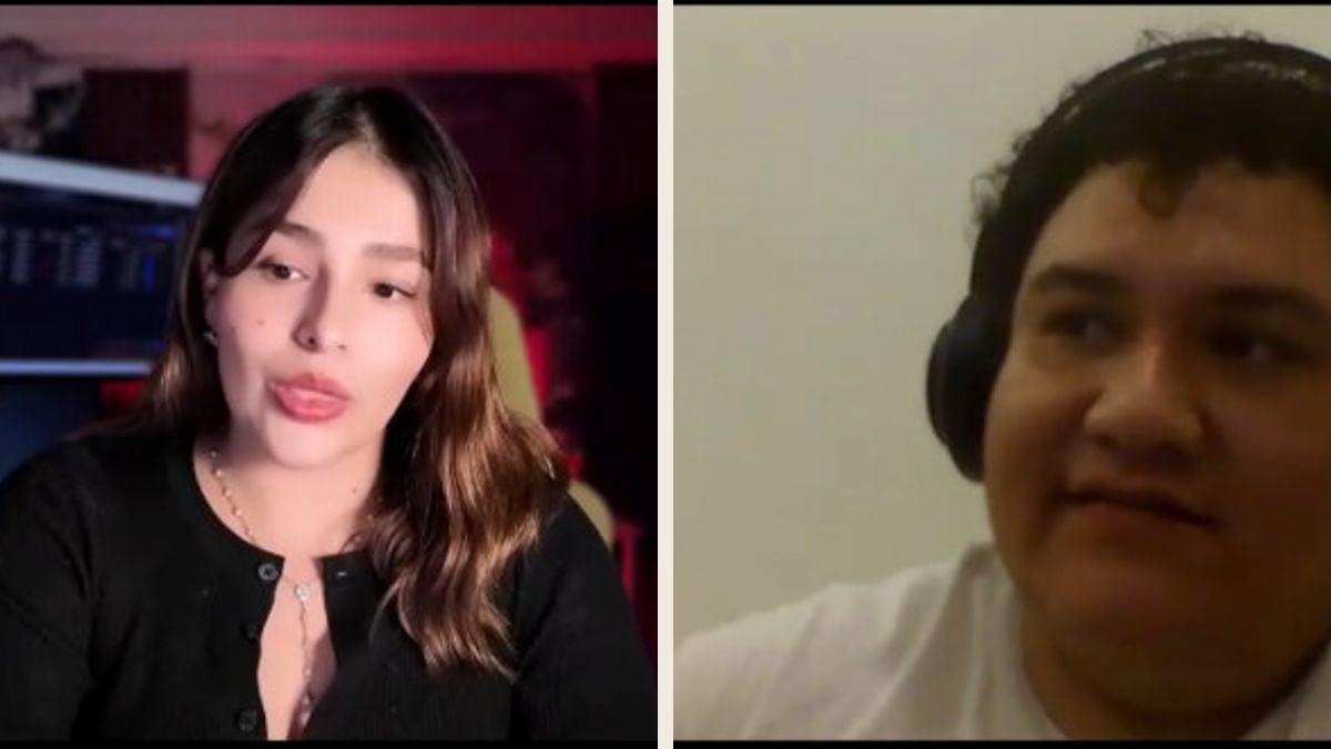 Ameyalli Orea conversando con Francisco Vargas en su testimonio en video