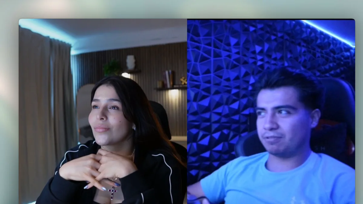Ameyalli Orea con Israel Mora durante su testimonio en video
