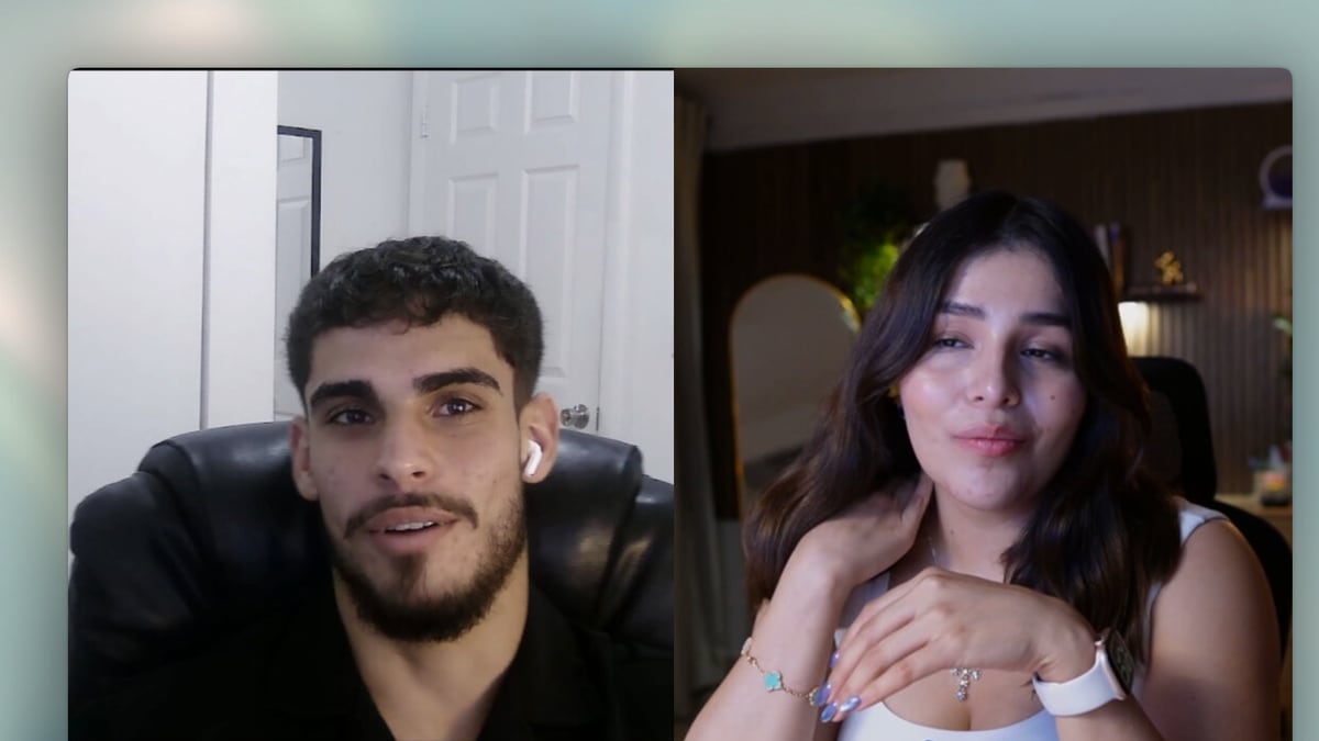 Ameyalli Orea conversando con Jose Perdomo en su testimonio en video