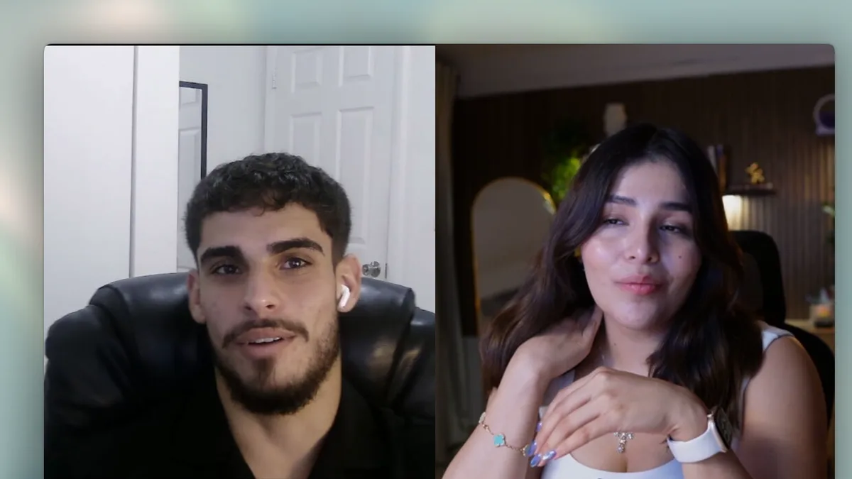 Ameyalli Orea con Jose Perdomo durante su testimonio en video